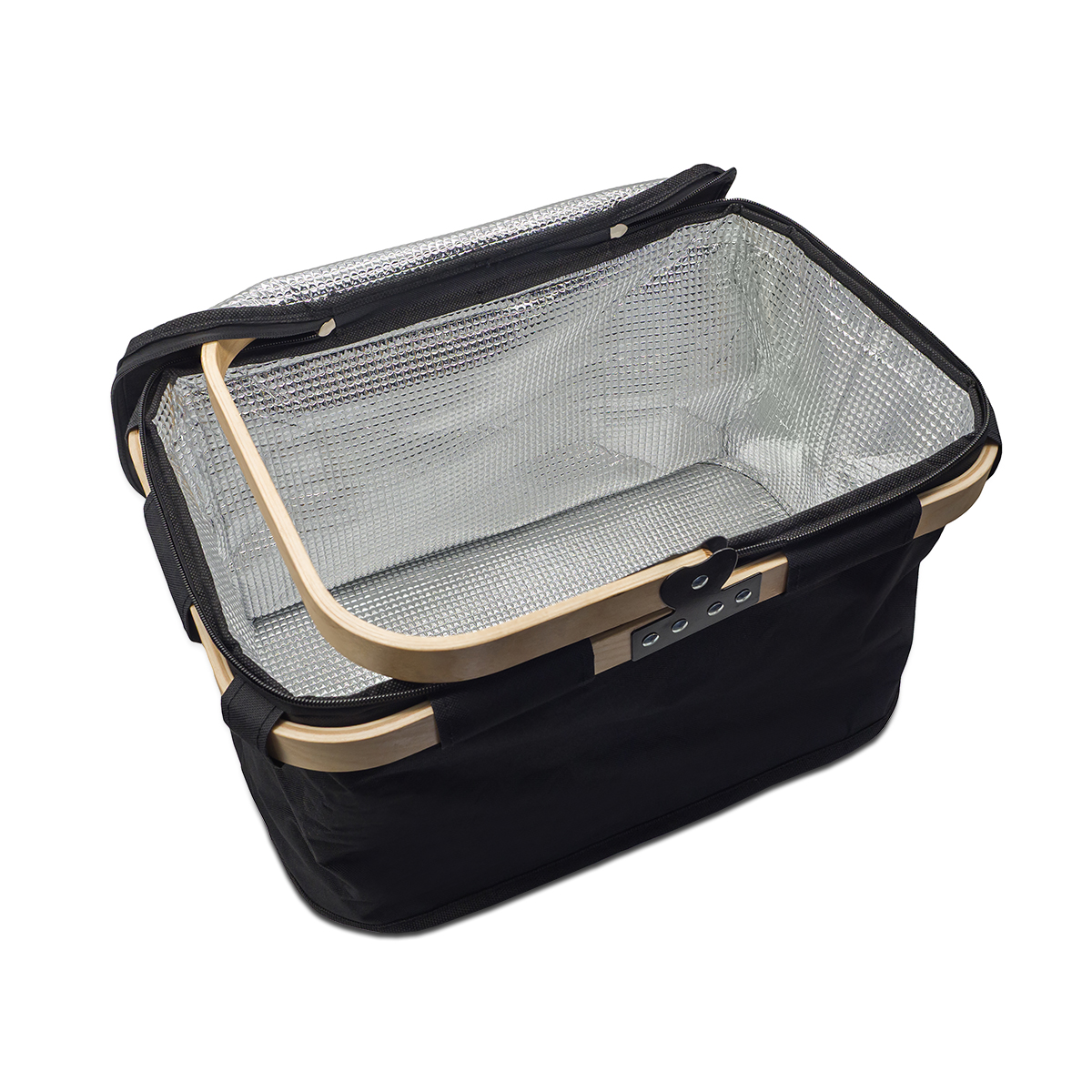 R08151.02 - Kosz termiczny na zakupy Woody, czarny 