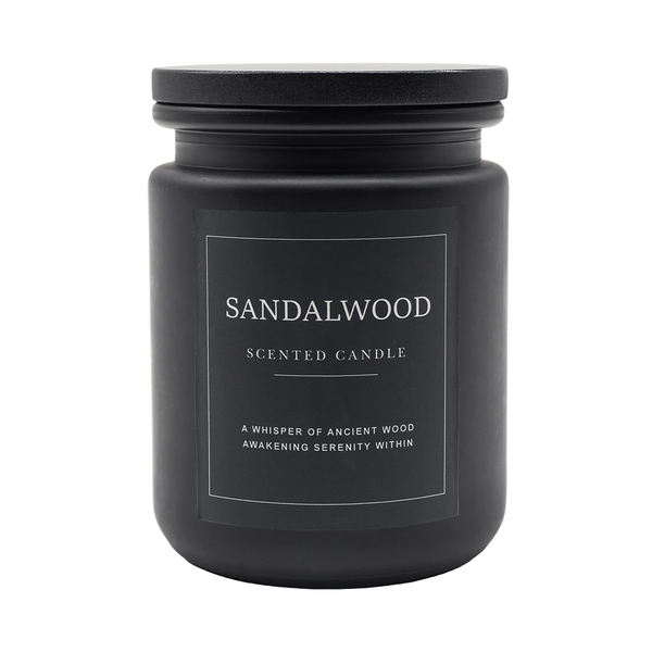 R17383.02 - Świeca zapachowa Sandalwood, czarny 