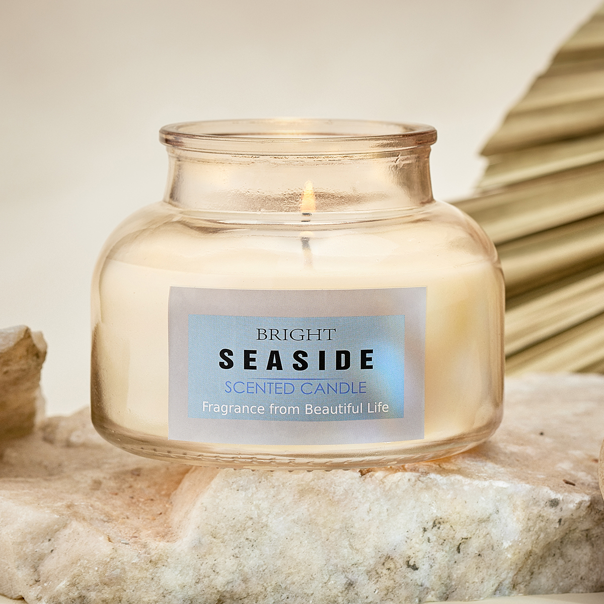 R17440.06 - Duża świeca Matala, biały 