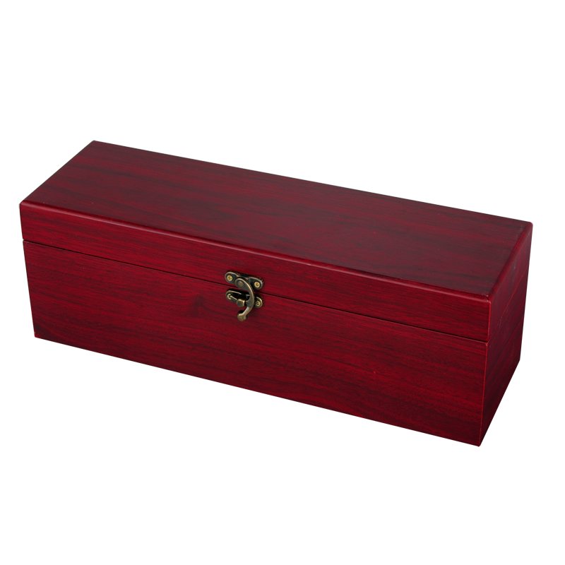 R22521 - Skrzynka na wino z akcesoriami Angers, brązowy 