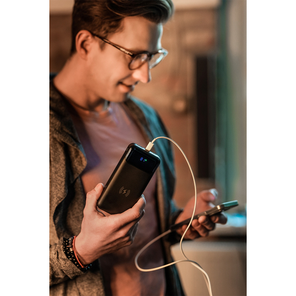 R64384.02 - Power bank 10000 mAh (PD22,5W) Rapido, czarny