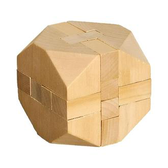 R08820 - Układanka logiczna Cube, ecru 