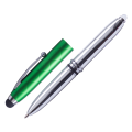 R35650.05 - Długopis – latarka LED Pen Light, zielony/srebrny 