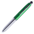 R35650.05 - Długopis – latarka LED Pen Light, zielony/srebrny 