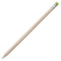 R73766.05 - Ołówek z gumką, zielony/ecru 